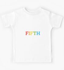 Team Fifth Grade Tee Back To School Shirt Colorful 5th Grade Kids Tee