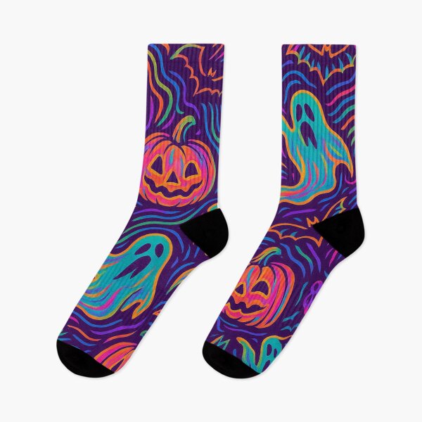 Item preview, Acid Nightmares – Psychedelic Halloween All-Over Print designed and sold by getpressedshirt.