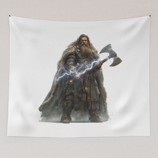 Item preview, Perun — Slavic God of Thunder designed and sold by AlexLineArt.