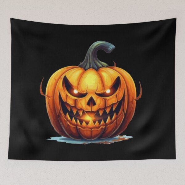 Item preview, Scary demon pumpkin designed and sold by szydelkowanika.