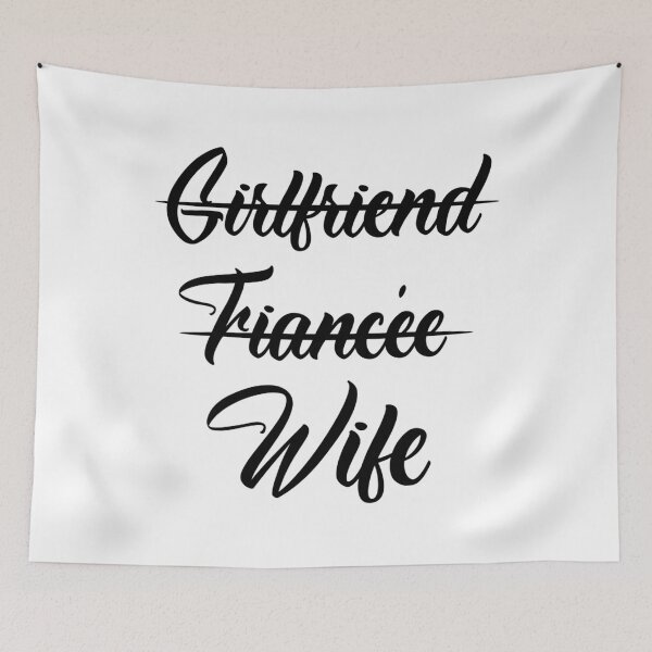 Item preview, 	friend Fiancee Wife Announce	t Engage	t Party Quote 	1	 designed and sold by ambehseffih0.