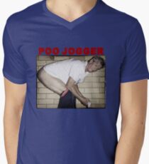 poo jogger V-Neck T-Shirt