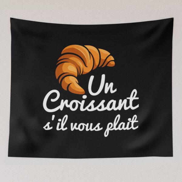 Item preview, French Croissant Bread Un Croissant S'il Vous Plait Swea	1	 designed and sold by rotiliciobanf.