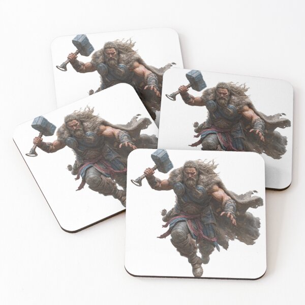 Item preview, Thor — Norse God of Thunder designed and sold by AlexLineArt.