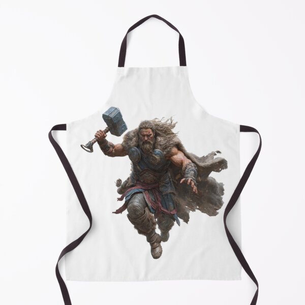 Item preview, Thor — Norse God of Thunder designed and sold by AlexLineArt.