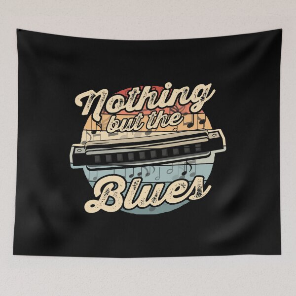 Item preview, Harmonica Player Blues Music Retro Jazz Band Musician 		 designed and sold by arleetiiuc.