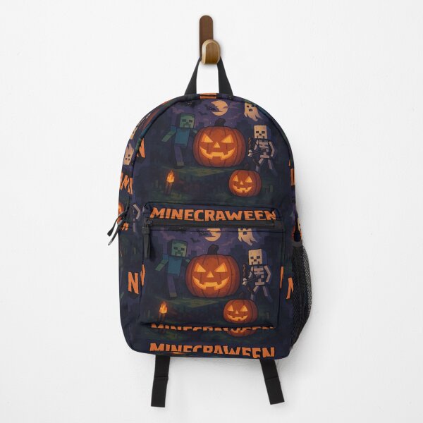 Item preview, HALLOWEEN IN MINECRAFT LAND - NR 03 - MINECRAWEEN - 9216x9216 designed and sold by darky72.