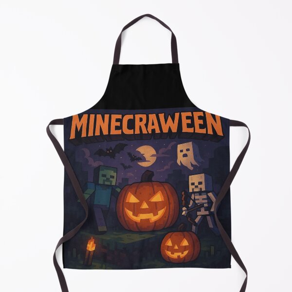 Item preview, HALLOWEEN IN MINECRAFT LAND - NR 03 - MINECRAWEEN - 9216x9216 designed and sold by darky72.