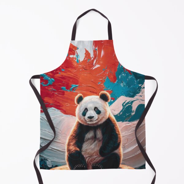 Item preview, Fluffy Panda Bear designed and sold by fantasyartm1.