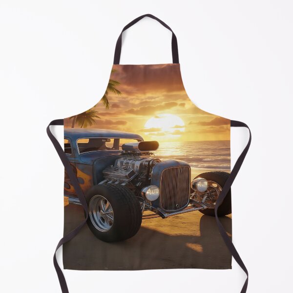 Item preview, Sunset Hot Rod on a Sunny Beach designed and sold by Friends Custom Creations.