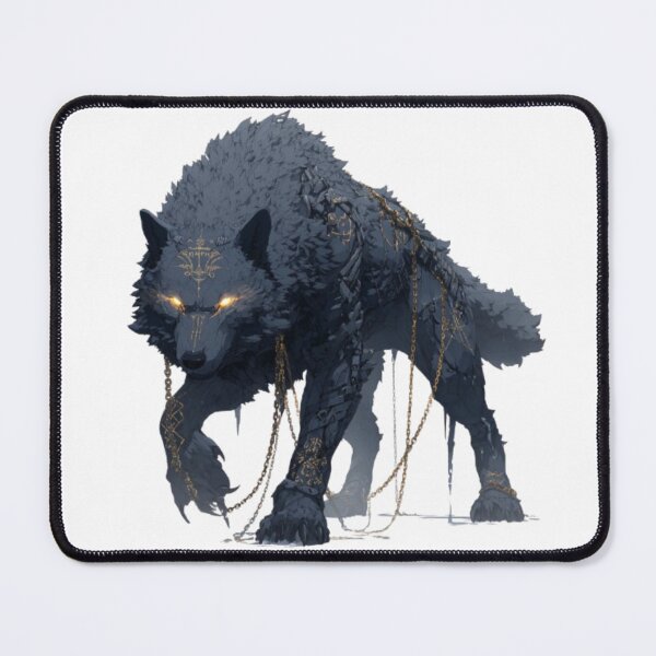 Item preview, Fenrir — The Monstrous Wolf of Norse Mythology designed and sold by AlexLineArt.