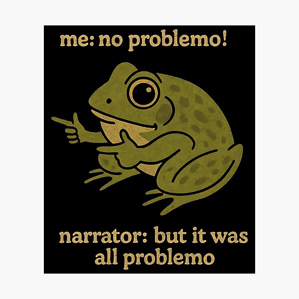 Item preview, me: no problemo!  narrator: but it was all problemo designed and sold by annaottertion.