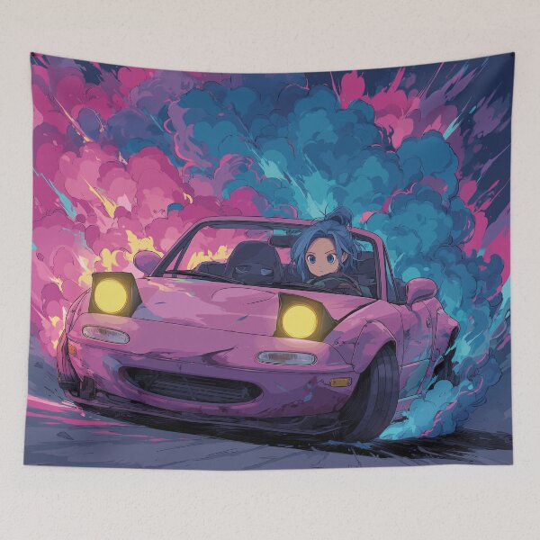 Item preview, Cotton-Candy Drift — Chibi Roadster Chaos designed and sold by ArgentoArt.