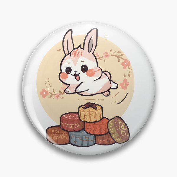 Item preview, Kawaii Rabbit  – Jumping  designed and sold by Affiliora.