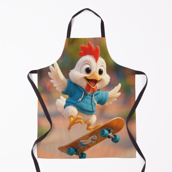 Item preview, Skater Leghorn Chicken designed and sold by Sillytoe.