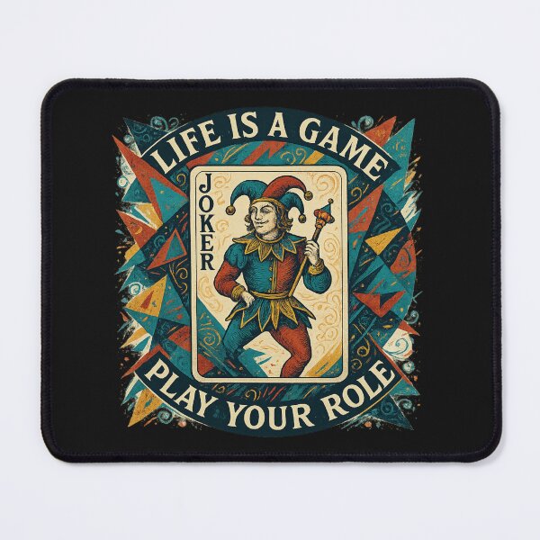 Item preview, Joker Card – Life Is a Game Quote designed and sold by alizo74.