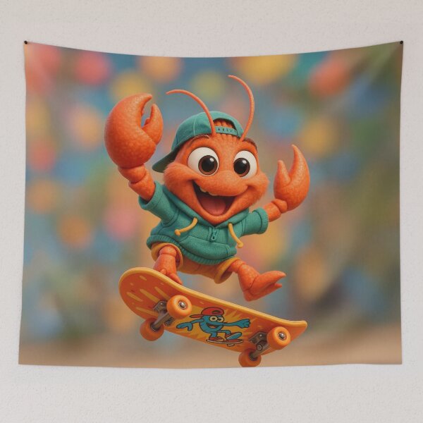 Item preview, Skater Lobster  designed and sold by Sillytoe.