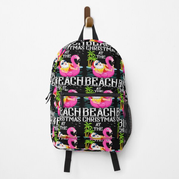 Item preview, Funny Flamingo Float Santa Claus Christmas At The Beach designed and sold by pistolmuheuao.