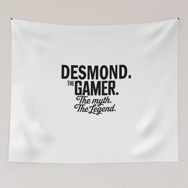 Item preview, Desmond The Gamer The Myth The Legend Desmond Name - Funny Gamer Quote design designed and sold by Oussinc.