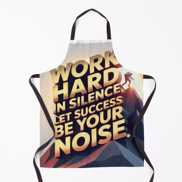Item preview, Work Hard in Silence – Motivational Quote Design designed and sold by GogoVibes.