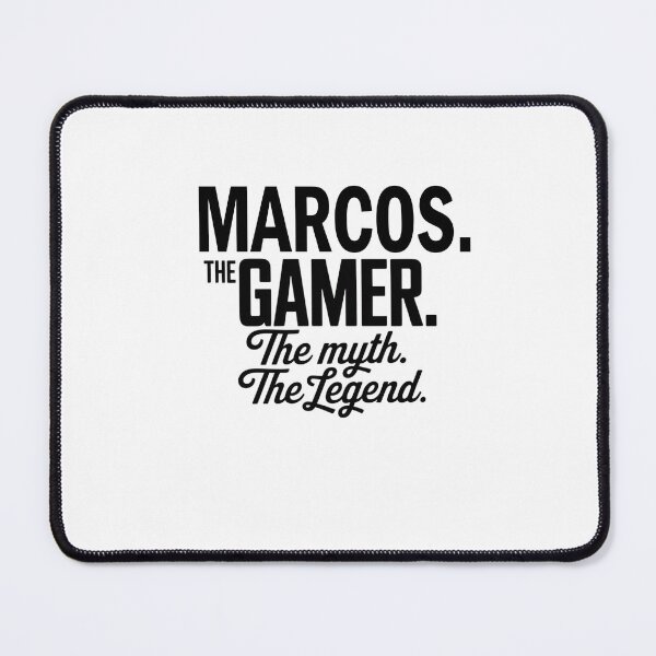 Item preview, Marcos The Gamer The Myth The Legend Marcos Name - Funny Gamer Quote design designed and sold by Oussinc.