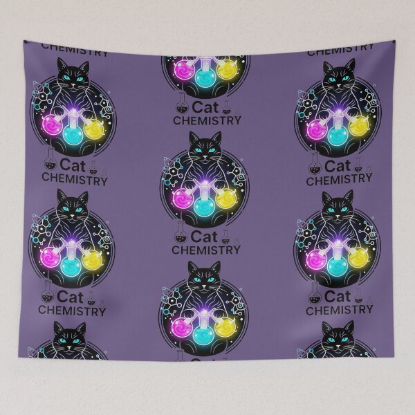Item preview, Cat Chemistry- Purr-fect Catalyst  designed and sold by Too Kool Designing .