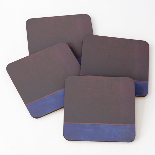 Item preview, No. 3 (bright Blue, Brown, Dark Blue On Wine) - 1962 By Mark Rothko designed and sold by IUFUSYU.