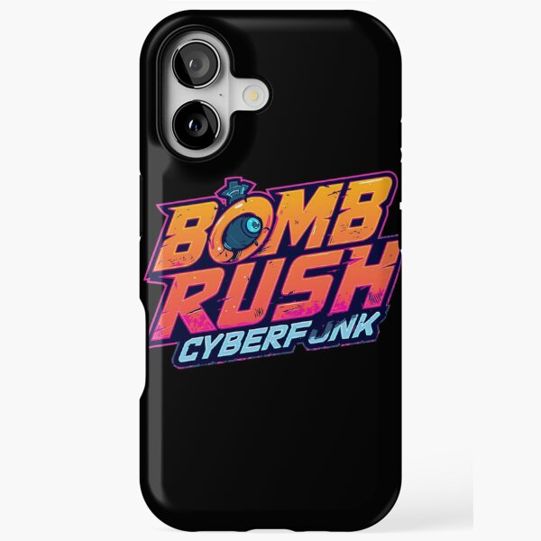 Copie de Bomb Rush Cyberfunk Logo Graffiti Style iPhone Tough Case