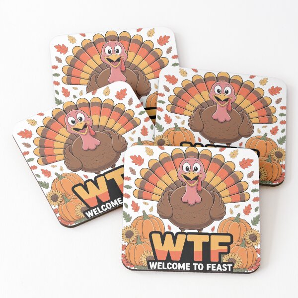 Item preview, WTF Thanksgiving Tee – Funny Turkey Shirt for Fall Family Feast designed and sold by Zyorakhi Fashion.