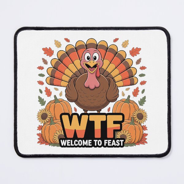 Item preview, WTF Thanksgiving Tee – Funny Turkey Shirt for Fall Family Feast designed and sold by Zyorakhi Fashion.