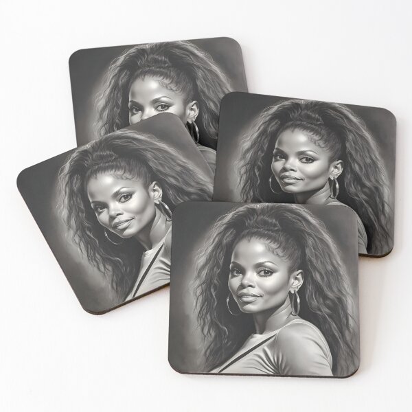 Item preview, Janet Jackson designed and sold by WorldofCharcoal.