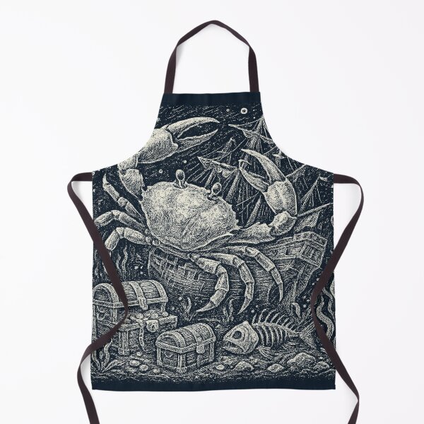 Item preview, Giant Crab Shipwreck Treasure Under Sea designed and sold by EdvvinStudios.