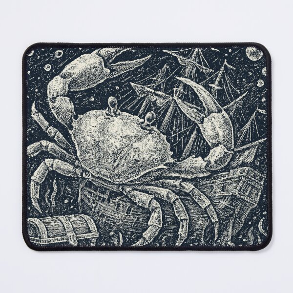Item preview, Giant Crab Shipwreck Treasure Under Sea designed and sold by EdvvinStudios.