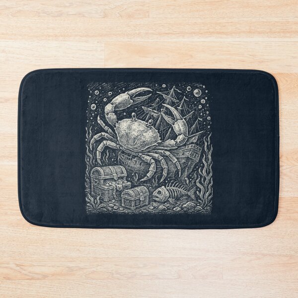 Item preview, Giant Crab Shipwreck Treasure Under Sea designed and sold by EdvvinStudios.