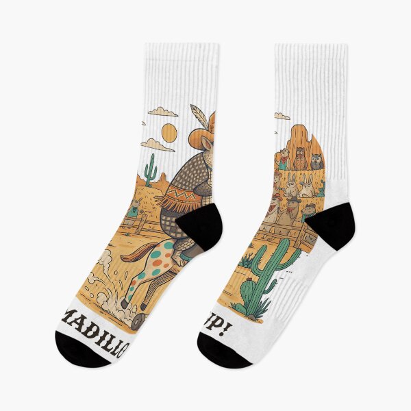 Item preview, Armadillo's Dust-Up! Retro Western Rodeo designed and sold by Drip stamp.