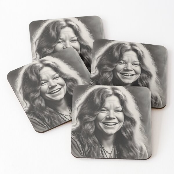 Item preview, Janis Joplin designed and sold by WorldofCharcoal.