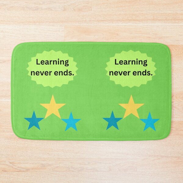 Item preview,  Learning Never Ends  designed and sold by Woodchama.