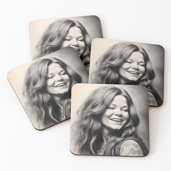 Item preview, Janis Joplin designed and sold by WorldofCharcoal.