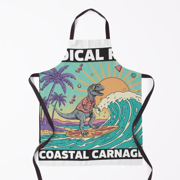 Item preview, Radical T-Rex Surfer Retro 90s Art designed and sold by Drip stamp.