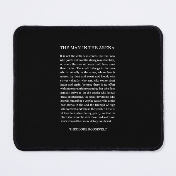 Item preview, The Man In The Arena designed and sold by corbrand.