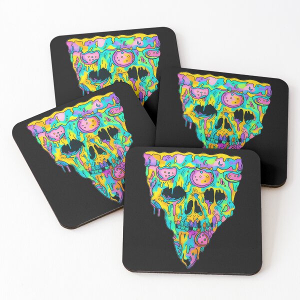 Item preview, Trippy Vibrant Zombie Pizza designed and sold by Lucidesigns.