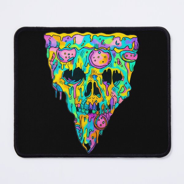 Item preview, Trippy Vibrant Zombie Pizza designed and sold by Lucidesigns.