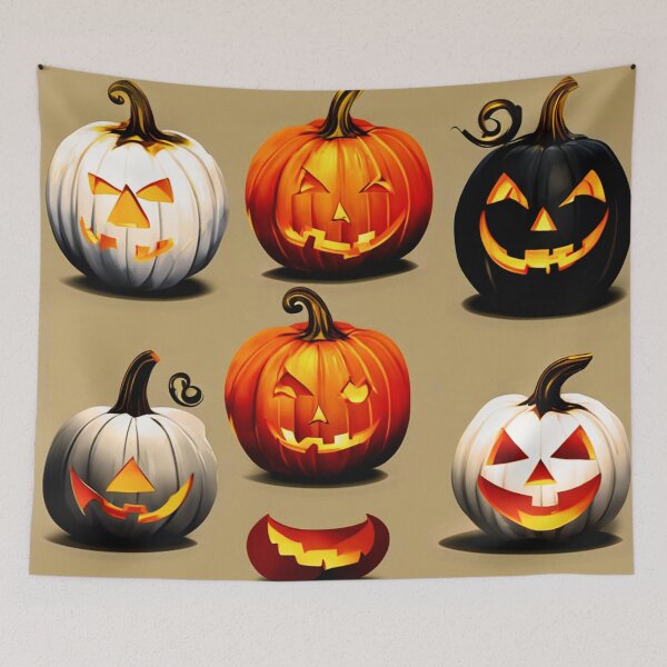Item preview, Pumpkin Painting with Humor designed and sold by Zofia Sosnecka.