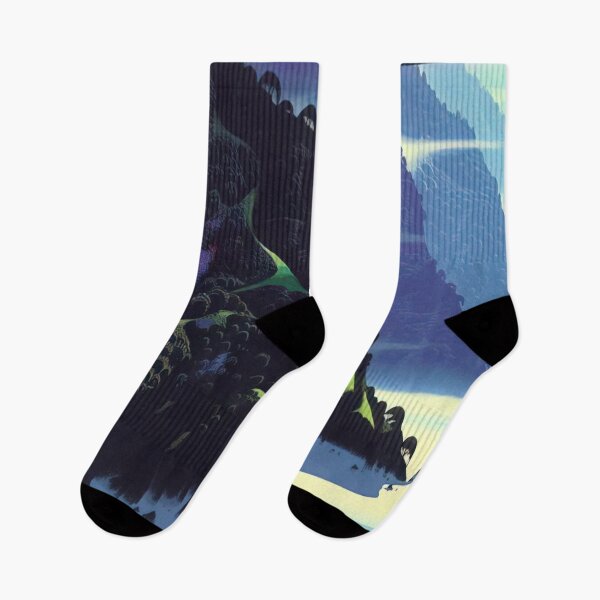 Item preview, Blue Coastline By Eyvind Earle designed and sold by Postarpindesign.
