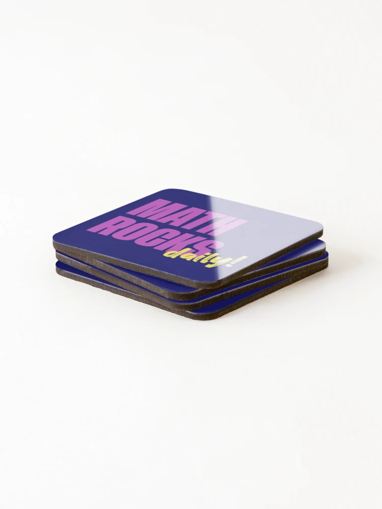 Thumbnail 4 of 5, Coasters (Set of 4), Math Rocks Daily! designed and sold by José Ricardo.