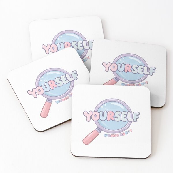 Item preview, Worry About Yourself, Magnifying Glass Design designed and sold by Moodune.
