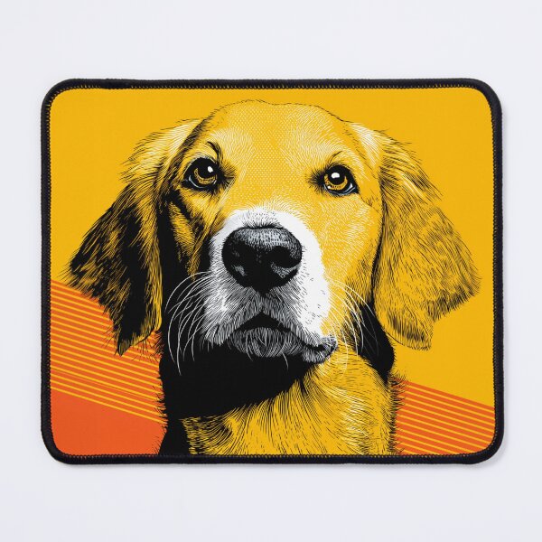 Item preview, Graphic Halftone Pop Art Dog Portrait designed and sold by TheColorKey.