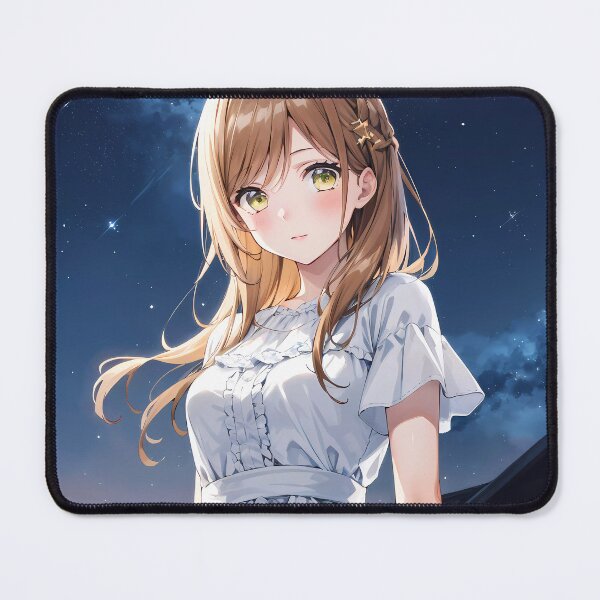 Item preview, Akane Kinoshita Night Sky Dress Love Story Yamada Lv999 Anime Girl Waifu designed and sold by Raslbazola.