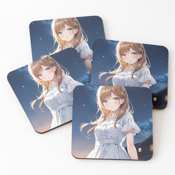 Item preview, Akane Kinoshita Night Sky Dress Love Story Yamada Lv999 Anime Girl Waifu designed and sold by Raslbazola.