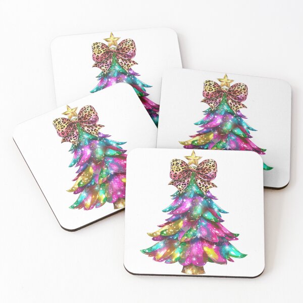 Item preview, Leopard Bow Christmas Tree – Glam Holiday Decor designed and sold by The Digital Design Collective .